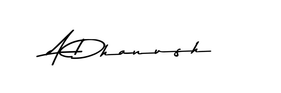 How to Draw A Dhanush signature style? Asem Kandis PERSONAL USE is a latest design signature styles for name A Dhanush. A Dhanush signature style 9 images and pictures png
