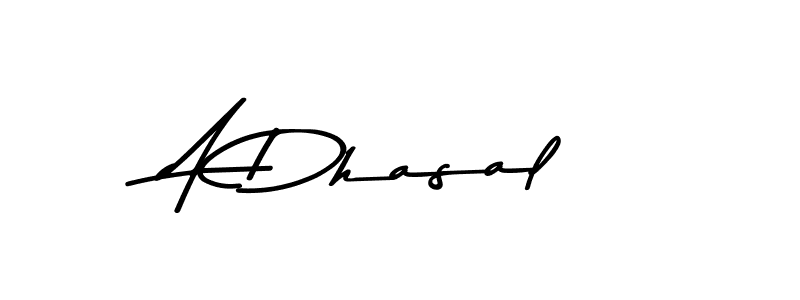 if you are searching for the best signature style for your name A Dhasal. so please give up your signature search. here we have designed multiple signature styles  using Asem Kandis PERSONAL USE. A Dhasal signature style 9 images and pictures png