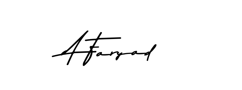 A Faryad stylish signature style. Best Handwritten Sign (Asem Kandis PERSONAL USE) for my name. Handwritten Signature Collection Ideas for my name A Faryad. A Faryad signature style 9 images and pictures png