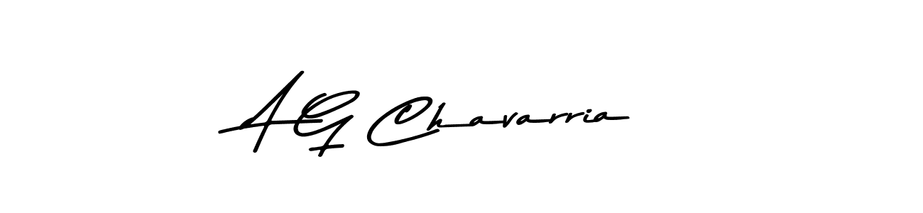A G Chavarria stylish signature style. Best Handwritten Sign (Asem Kandis PERSONAL USE) for my name. Handwritten Signature Collection Ideas for my name A G Chavarria. A G Chavarria signature style 9 images and pictures png