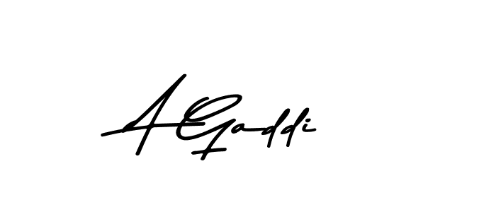 How to make A Gaddi signature? Asem Kandis PERSONAL USE is a professional autograph style. Create handwritten signature for A Gaddi name. A Gaddi signature style 9 images and pictures png