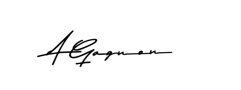 Asem Kandis PERSONAL USE is a professional signature style that is perfect for those who want to add a touch of class to their signature. It is also a great choice for those who want to make their signature more unique. Get A Gagnon name to fancy signature for free. A Gagnon signature style 9 images and pictures png