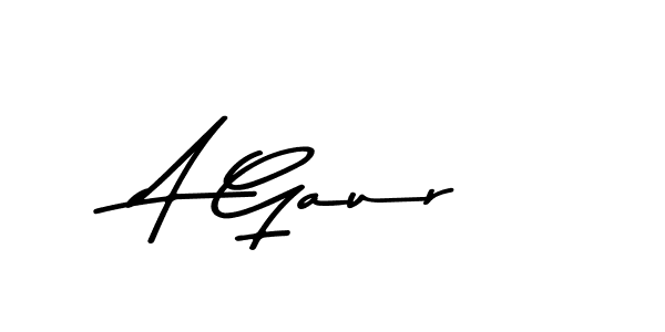 A Gaur stylish signature style. Best Handwritten Sign (Asem Kandis PERSONAL USE) for my name. Handwritten Signature Collection Ideas for my name A Gaur. A Gaur signature style 9 images and pictures png