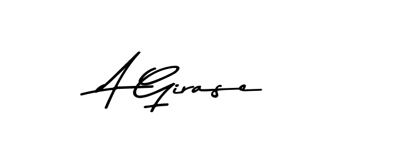 You should practise on your own different ways (Asem Kandis PERSONAL USE) to write your name (A Girase) in signature. don't let someone else do it for you. A Girase signature style 9 images and pictures png