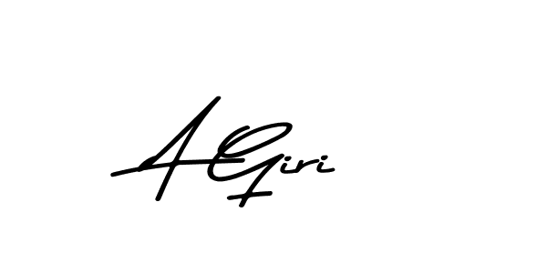 Design your own signature with our free online signature maker. With this signature software, you can create a handwritten (Asem Kandis PERSONAL USE) signature for name A Giri. A Giri signature style 9 images and pictures png