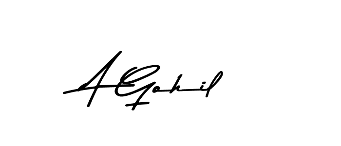 Best and Professional Signature Style for A Gohil. Asem Kandis PERSONAL USE Best Signature Style Collection. A Gohil signature style 9 images and pictures png