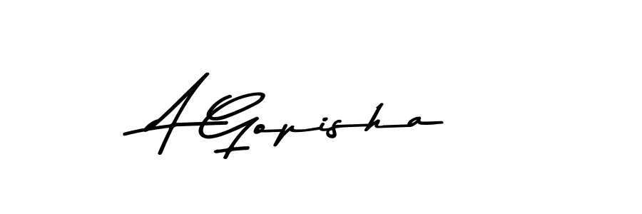 if you are searching for the best signature style for your name A Gopisha. so please give up your signature search. here we have designed multiple signature styles  using Asem Kandis PERSONAL USE. A Gopisha signature style 9 images and pictures png