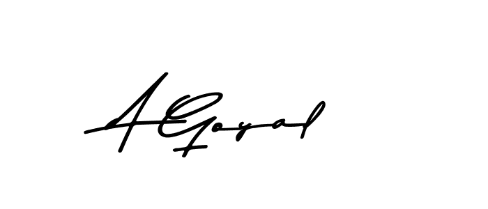 The best way (Asem Kandis PERSONAL USE) to make a short signature is to pick only two or three words in your name. The name A Goyal include a total of six letters. For converting this name. A Goyal signature style 9 images and pictures png