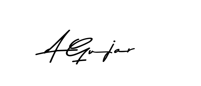 Use a signature maker to create a handwritten signature online. With this signature software, you can design (Asem Kandis PERSONAL USE) your own signature for name A Gujar. A Gujar signature style 9 images and pictures png