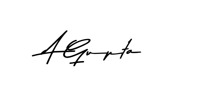 Create a beautiful signature design for name A Gupta. With this signature (Asem Kandis PERSONAL USE) fonts, you can make a handwritten signature for free. A Gupta signature style 9 images and pictures png