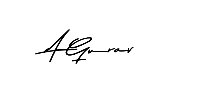 You should practise on your own different ways (Asem Kandis PERSONAL USE) to write your name (A Gurav) in signature. don't let someone else do it for you. A Gurav signature style 9 images and pictures png