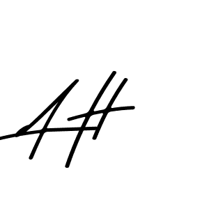 How to make A H signature? Asem Kandis PERSONAL USE is a professional autograph style. Create handwritten signature for A H name. A H signature style 9 images and pictures png