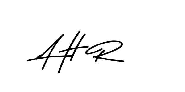 Also You can easily find your signature by using the search form. We will create A H  R name handwritten signature images for you free of cost using Asem Kandis PERSONAL USE sign style. A H  R signature style 9 images and pictures png