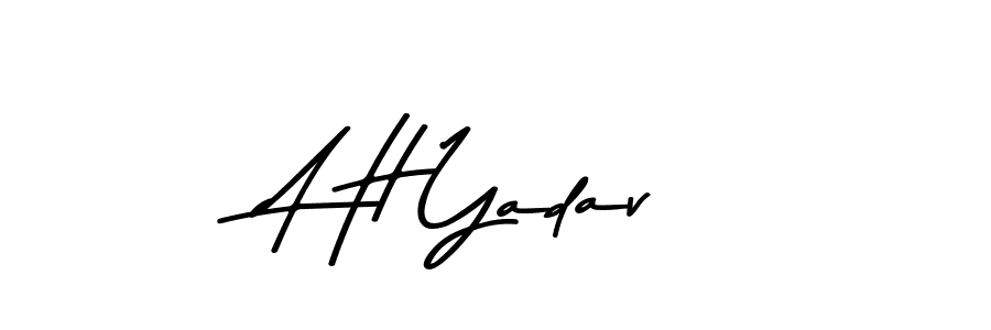 Also we have A H Yadav name is the best signature style. Create professional handwritten signature collection using Asem Kandis PERSONAL USE autograph style. A H Yadav signature style 9 images and pictures png