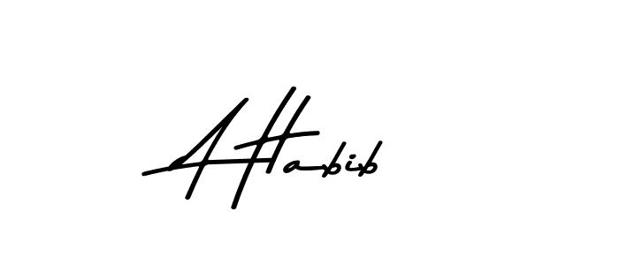 Also we have A Habib name is the best signature style. Create professional handwritten signature collection using Asem Kandis PERSONAL USE autograph style. A Habib signature style 9 images and pictures png