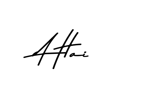 Design your own signature with our free online signature maker. With this signature software, you can create a handwritten (Asem Kandis PERSONAL USE) signature for name A Hai. A Hai signature style 9 images and pictures png