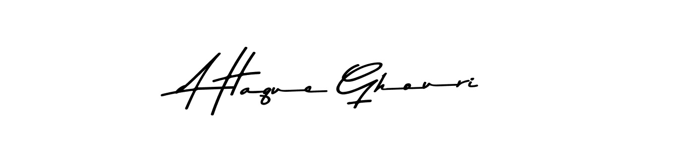 A Haque Ghouri stylish signature style. Best Handwritten Sign (Asem Kandis PERSONAL USE) for my name. Handwritten Signature Collection Ideas for my name A Haque Ghouri. A Haque Ghouri signature style 9 images and pictures png