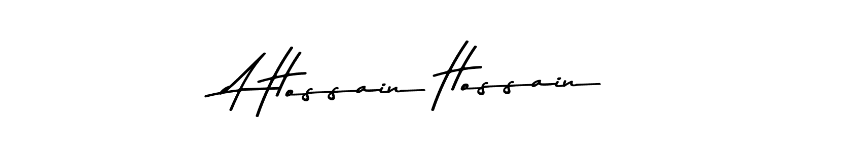 Design your own signature with our free online signature maker. With this signature software, you can create a handwritten (Asem Kandis PERSONAL USE) signature for name A Hossain Hossain. A Hossain Hossain signature style 9 images and pictures png