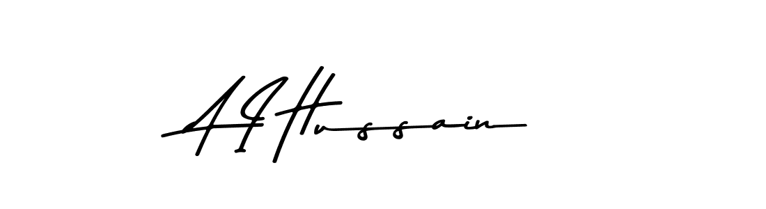 A I Hussain stylish signature style. Best Handwritten Sign (Asem Kandis PERSONAL USE) for my name. Handwritten Signature Collection Ideas for my name A I Hussain. A I Hussain signature style 9 images and pictures png