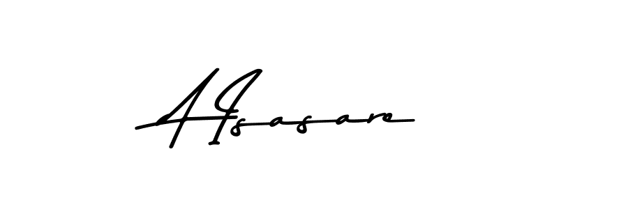 A Isasare stylish signature style. Best Handwritten Sign (Asem Kandis PERSONAL USE) for my name. Handwritten Signature Collection Ideas for my name A Isasare. A Isasare signature style 9 images and pictures png