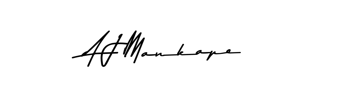 if you are searching for the best signature style for your name A J Mankape. so please give up your signature search. here we have designed multiple signature styles  using Asem Kandis PERSONAL USE. A J Mankape signature style 9 images and pictures png