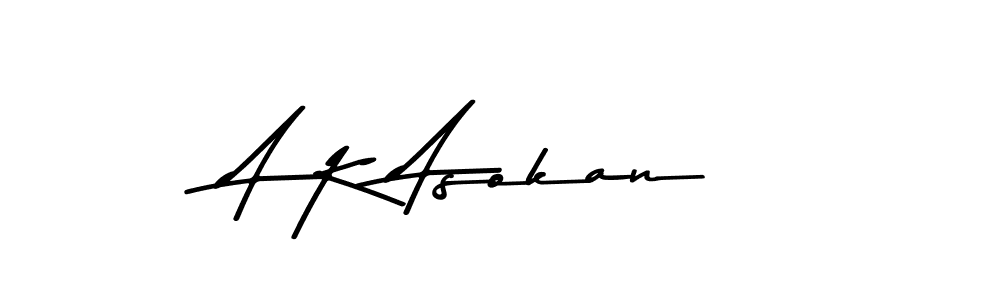 You should practise on your own different ways (Asem Kandis PERSONAL USE) to write your name (A K Asokan) in signature. don't let someone else do it for you. A K Asokan signature style 9 images and pictures png