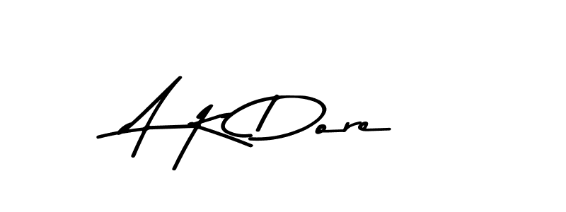 How to make A K Dore signature? Asem Kandis PERSONAL USE is a professional autograph style. Create handwritten signature for A K Dore name. A K Dore signature style 9 images and pictures png