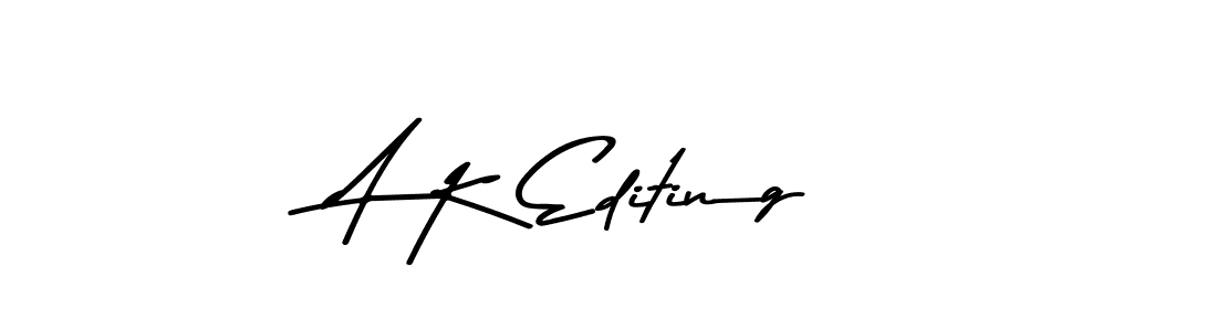 Also we have A K Editing name is the best signature style. Create professional handwritten signature collection using Asem Kandis PERSONAL USE autograph style. A K Editing signature style 9 images and pictures png