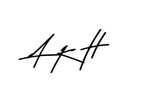 Asem Kandis PERSONAL USE is a professional signature style that is perfect for those who want to add a touch of class to their signature. It is also a great choice for those who want to make their signature more unique. Get A K H name to fancy signature for free. A K H signature style 9 images and pictures png