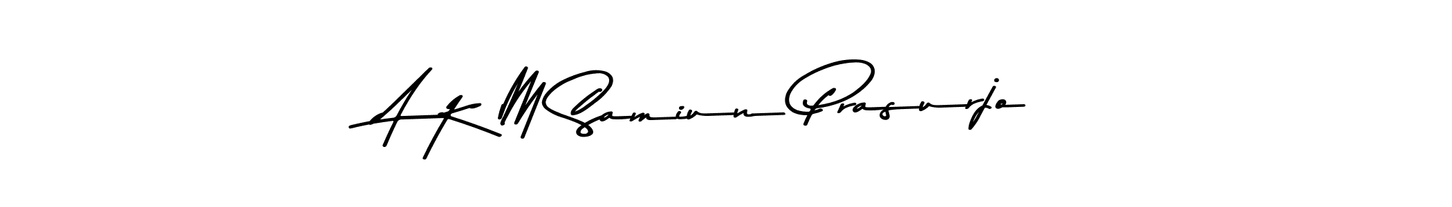 It looks lik you need a new signature style for name A K M Samiun Prasurjo. Design unique handwritten (Asem Kandis PERSONAL USE) signature with our free signature maker in just a few clicks. A K M Samiun Prasurjo signature style 9 images and pictures png