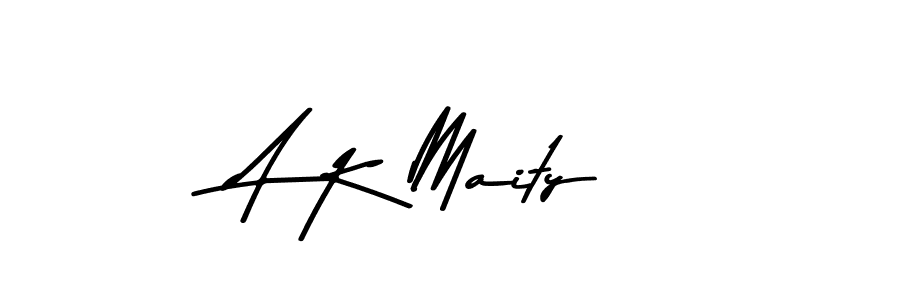 How to make A K Maity signature? Asem Kandis PERSONAL USE is a professional autograph style. Create handwritten signature for A K Maity name. A K Maity signature style 9 images and pictures png