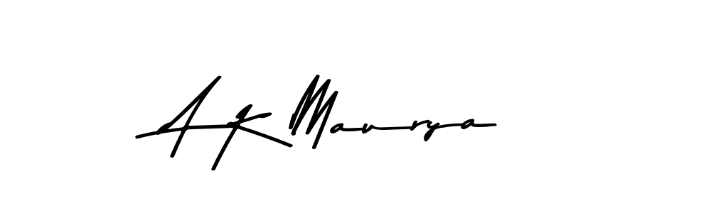 Also we have A K Maurya name is the best signature style. Create professional handwritten signature collection using Asem Kandis PERSONAL USE autograph style. A K Maurya signature style 9 images and pictures png