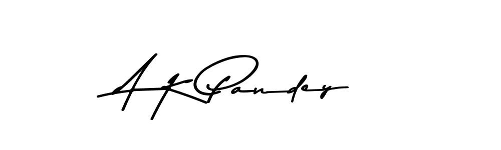 Use a signature maker to create a handwritten signature online. With this signature software, you can design (Asem Kandis PERSONAL USE) your own signature for name A K Pandey. A K Pandey signature style 9 images and pictures png