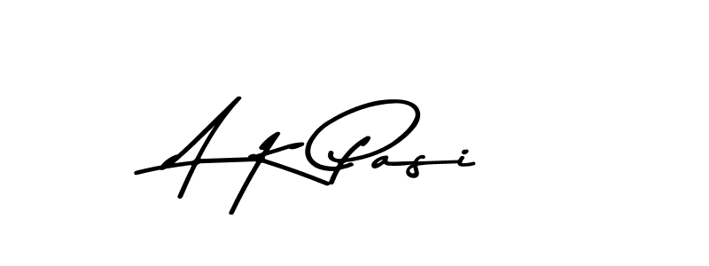 How to make A K Pasi signature? Asem Kandis PERSONAL USE is a professional autograph style. Create handwritten signature for A K Pasi name. A K Pasi signature style 9 images and pictures png