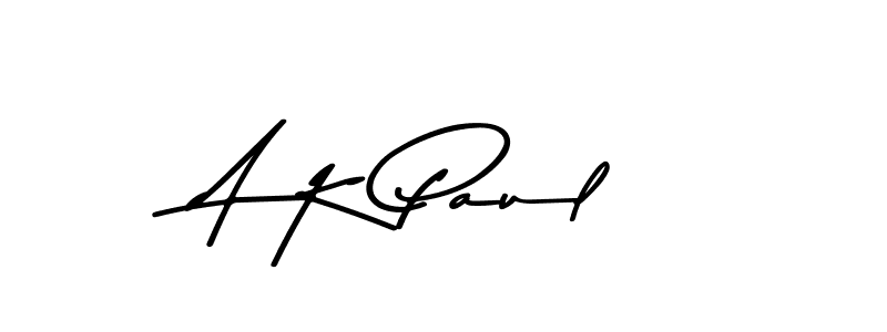 A K Paul stylish signature style. Best Handwritten Sign (Asem Kandis PERSONAL USE) for my name. Handwritten Signature Collection Ideas for my name A K Paul. A K Paul signature style 9 images and pictures png