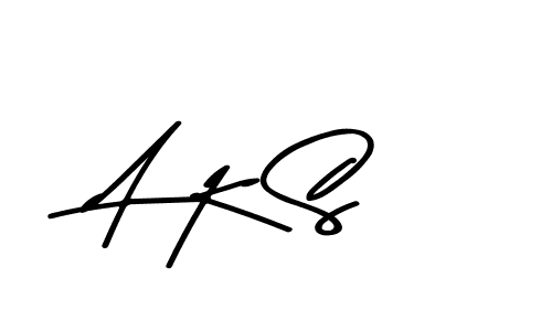 How to make A K S name signature. Use Asem Kandis PERSONAL USE style for creating short signs online. This is the latest handwritten sign. A K S signature style 9 images and pictures png