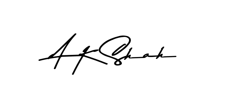 Also You can easily find your signature by using the search form. We will create A K Shah name handwritten signature images for you free of cost using Asem Kandis PERSONAL USE sign style. A K Shah signature style 9 images and pictures png