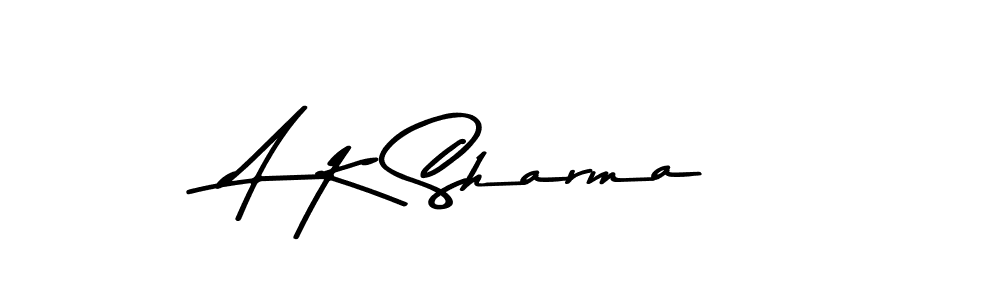 A K Sharma stylish signature style. Best Handwritten Sign (Asem Kandis PERSONAL USE) for my name. Handwritten Signature Collection Ideas for my name A K Sharma. A K Sharma signature style 9 images and pictures png