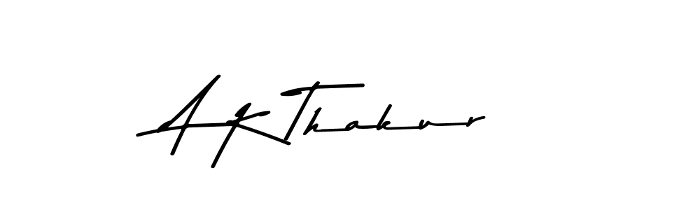 Design your own signature with our free online signature maker. With this signature software, you can create a handwritten (Asem Kandis PERSONAL USE) signature for name A K Thakur. A K Thakur signature style 9 images and pictures png