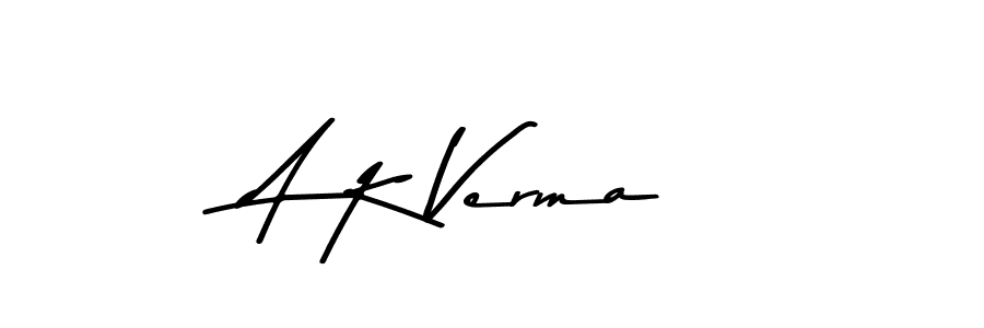 Use a signature maker to create a handwritten signature online. With this signature software, you can design (Asem Kandis PERSONAL USE) your own signature for name A K Verma. A K Verma signature style 9 images and pictures png