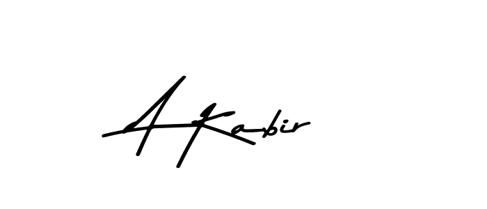 A Kabir stylish signature style. Best Handwritten Sign (Asem Kandis PERSONAL USE) for my name. Handwritten Signature Collection Ideas for my name A Kabir. A Kabir signature style 9 images and pictures png