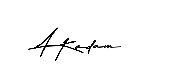 How to make A Kadam signature? Asem Kandis PERSONAL USE is a professional autograph style. Create handwritten signature for A Kadam name. A Kadam signature style 9 images and pictures png