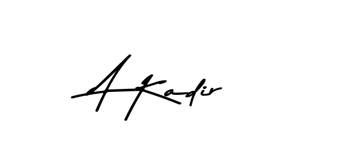 This is the best signature style for the A Kadir name. Also you like these signature font (Asem Kandis PERSONAL USE). Mix name signature. A Kadir signature style 9 images and pictures png