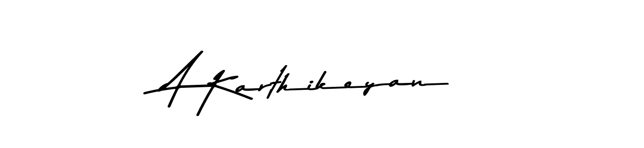 Design your own signature with our free online signature maker. With this signature software, you can create a handwritten (Asem Kandis PERSONAL USE) signature for name A Karthikeyan. A Karthikeyan signature style 9 images and pictures png