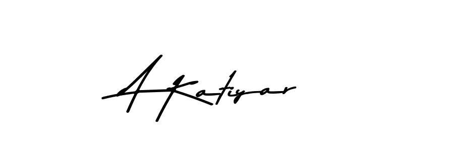 A Katiyar stylish signature style. Best Handwritten Sign (Asem Kandis PERSONAL USE) for my name. Handwritten Signature Collection Ideas for my name A Katiyar. A Katiyar signature style 9 images and pictures png