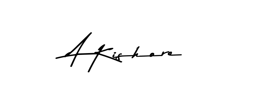 Make a beautiful signature design for name A Kishore. With this signature (Asem Kandis PERSONAL USE) style, you can create a handwritten signature for free. A Kishore signature style 9 images and pictures png