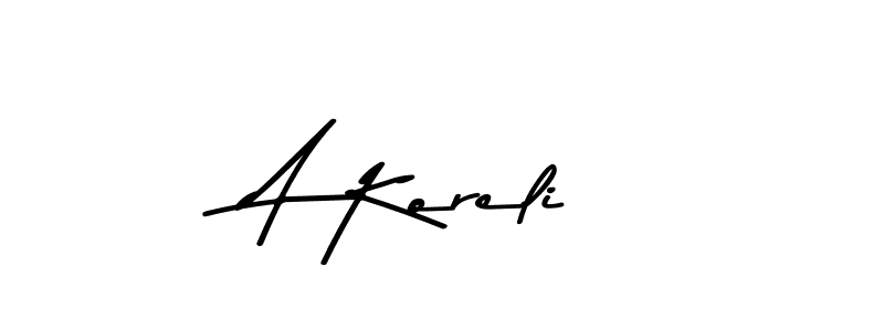 if you are searching for the best signature style for your name A Koreli. so please give up your signature search. here we have designed multiple signature styles  using Asem Kandis PERSONAL USE. A Koreli signature style 9 images and pictures png