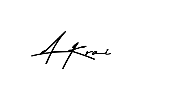 Use a signature maker to create a handwritten signature online. With this signature software, you can design (Asem Kandis PERSONAL USE) your own signature for name A Krai. A Krai signature style 9 images and pictures png