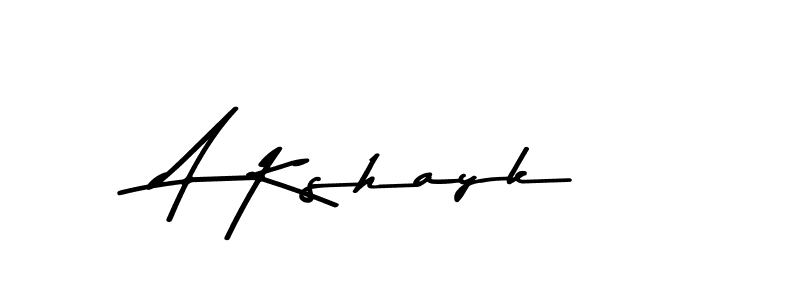 This is the best signature style for the A Kshayk name. Also you like these signature font (Asem Kandis PERSONAL USE). Mix name signature. A Kshayk signature style 9 images and pictures png