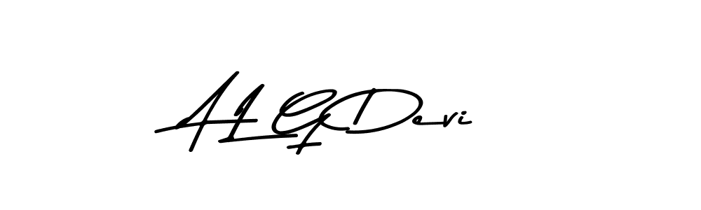 The best way (Asem Kandis PERSONAL USE) to make a short signature is to pick only two or three words in your name. The name A L G Devi include a total of six letters. For converting this name. A L G Devi signature style 9 images and pictures png